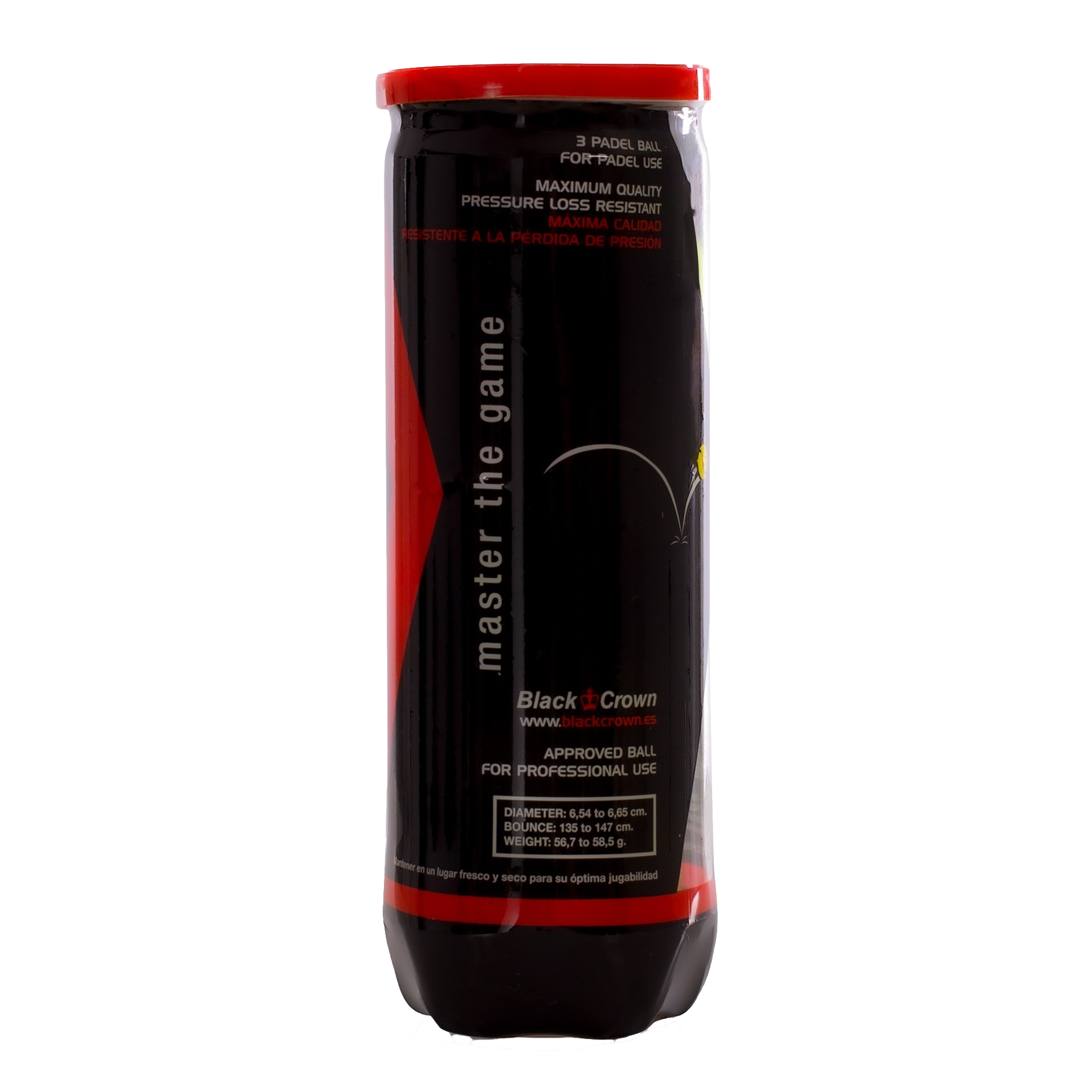 Bote Pelotas Pro Black Crown
